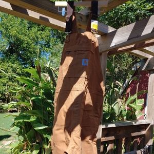 Carhartt, Firm Duck Bib Insulated Overalls, Men's, XL, tall, model no. OR4393-M